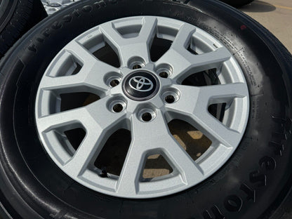 17" Toyota Tacoma 4Runner TRD Silver OEM wheels rims tires 2024 2025 NEW