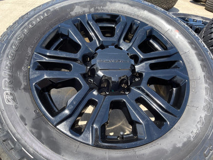 20" GMC Sierra Chevy 2500 OEM 5957 BLACK DIAMOND wheels rims 2024 2025 NEW