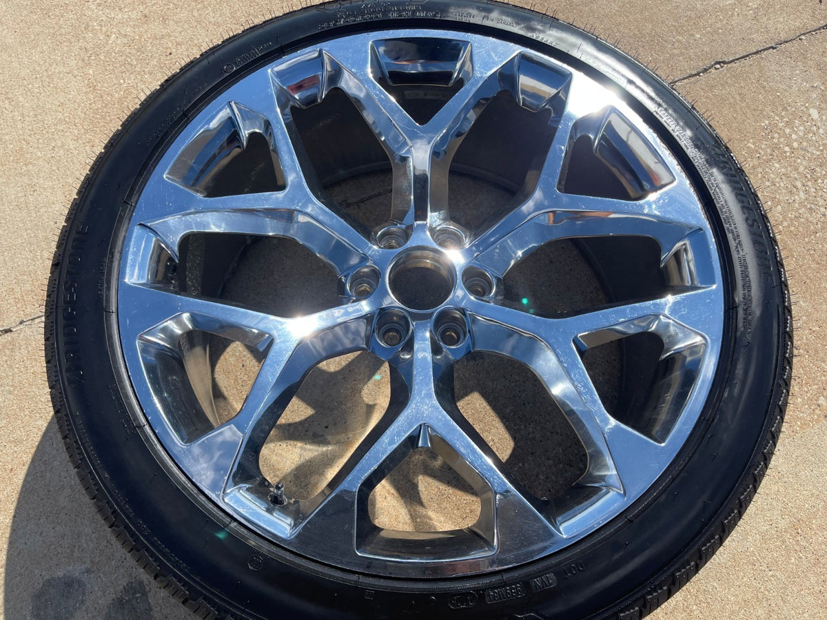 24" 24x9 GMC Yukon Chevy Tahoe 1500 OEM replica wheel rim 5668 spare single