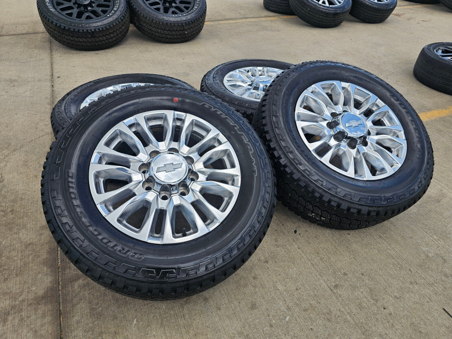 20" Chevy Silverado High Country 2500 3500 OEM 5961 wheels rims tires DUELER A/T