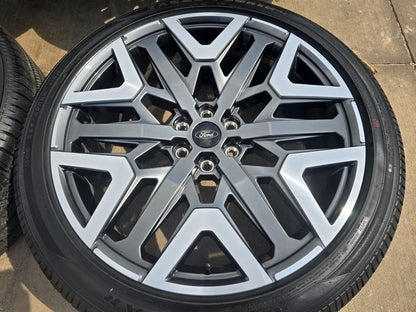 24" Ford F-150 LIMITED Plus OEM rims wheels Expedition 2025 2026 2027 NEW
