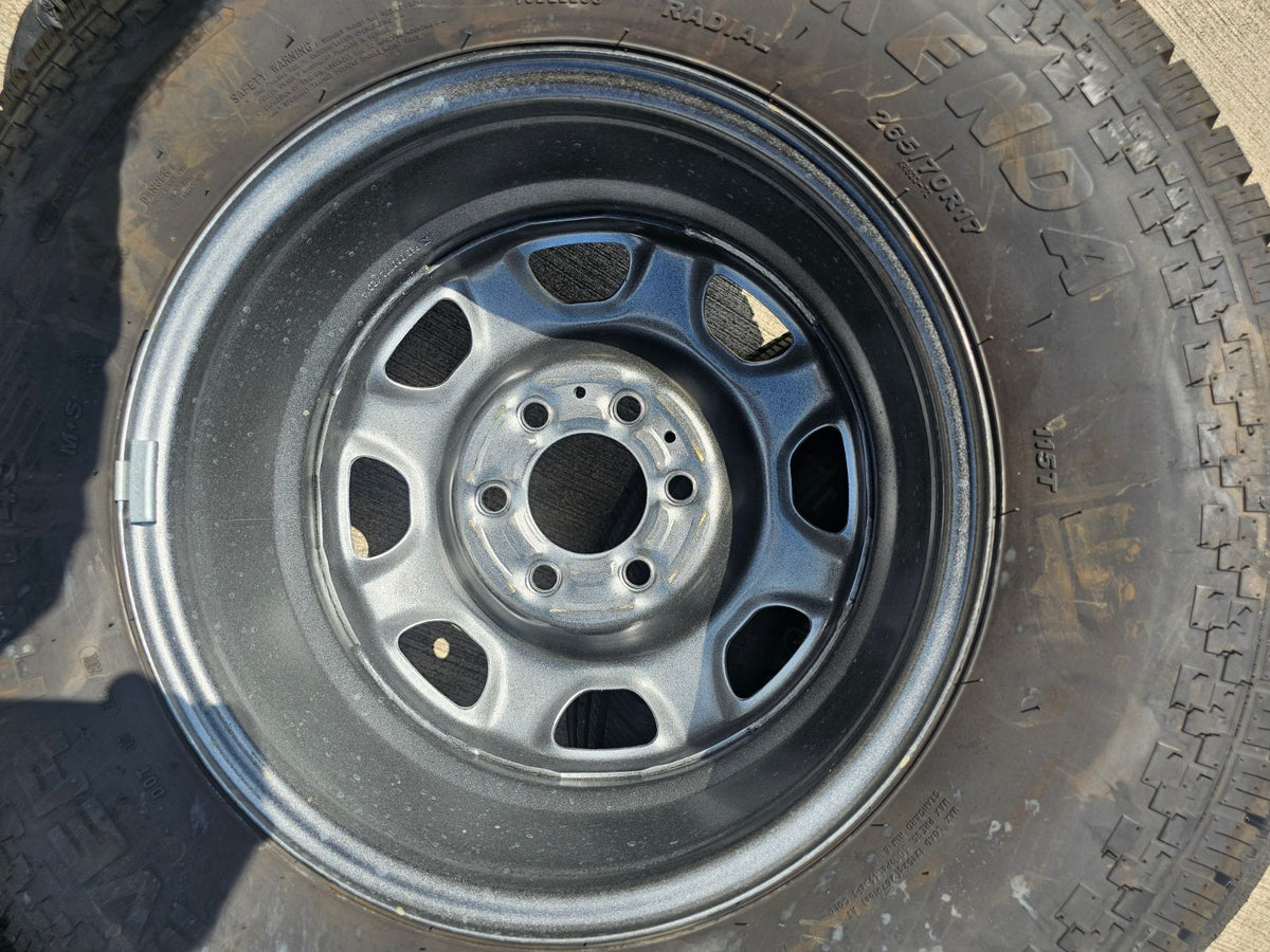 17" Ford F-150 OEM rims wheels 3857 tires steel 2020 2021 2022 2023 2024 2025