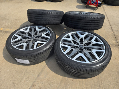 24" Ford F-150 LIMITED Plus OEM rims wheels Expedition 2025 2026 2027 NEW
