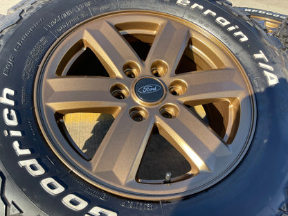 17" Ford F-150 BRONZE Tremor OEM 10339 rims wheels tires BFG KO2 A/T NEW