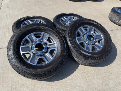 18" Ford F-250 F-350 Lariat FX-4 OEM wheels 10480 10298 tires BRIDGESTONE SET