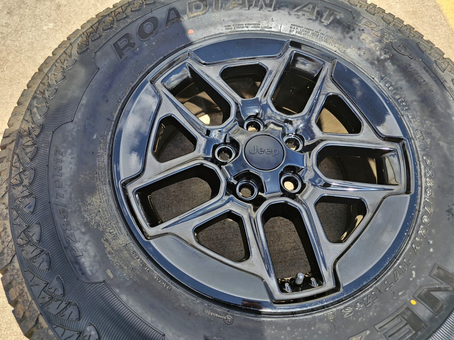 17" Jeep Wrangler Gladiator Rubicon OEM 9219 SPARE wheel rim 2020 2021 2022 2023