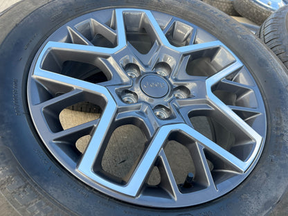 18" Jeep Grand Cherokee OEM wheels rims 9331 Wrangler Gladiator NEW MICHELIN