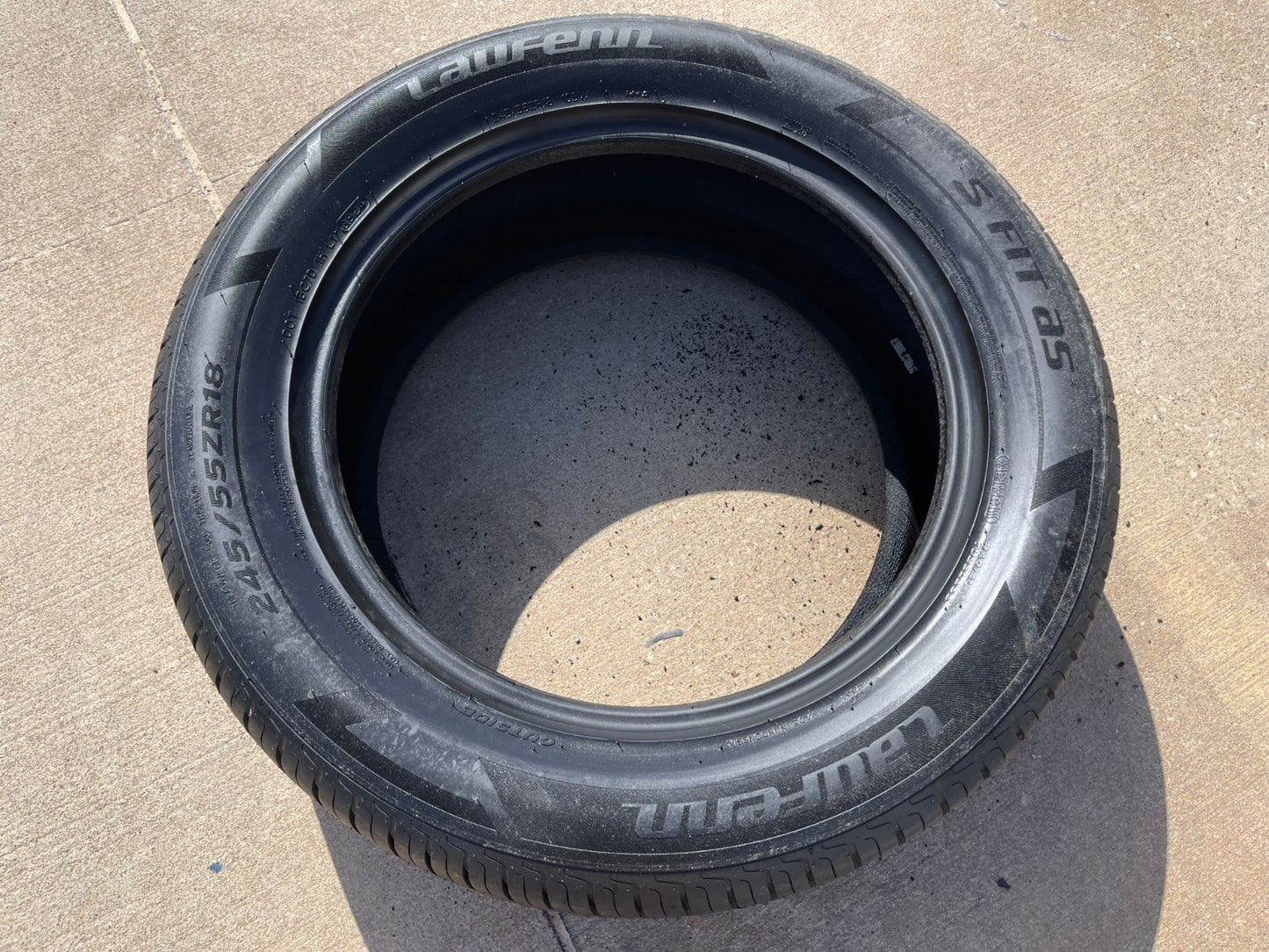 (1) 245/55/18 Laufenn S Fit A/S tire 245/55R18 103W NEW