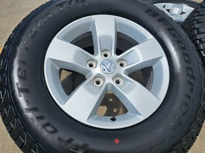17" Dodge Ram 1500 OEM REBEL wheels rims NEW BFG A/T tires 2448 5x139