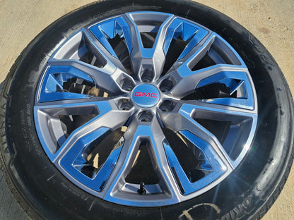 22" GMC Yukon Chevy Tahoe Escalade OEM chrome 95513 14134 wheel rim tire spare
