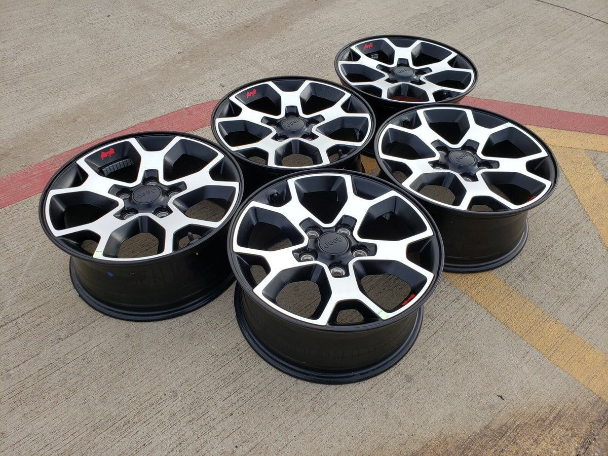(5) 17" Jeep Wrangler Gladiator Rubicon OEM 9218 wheels rims SET