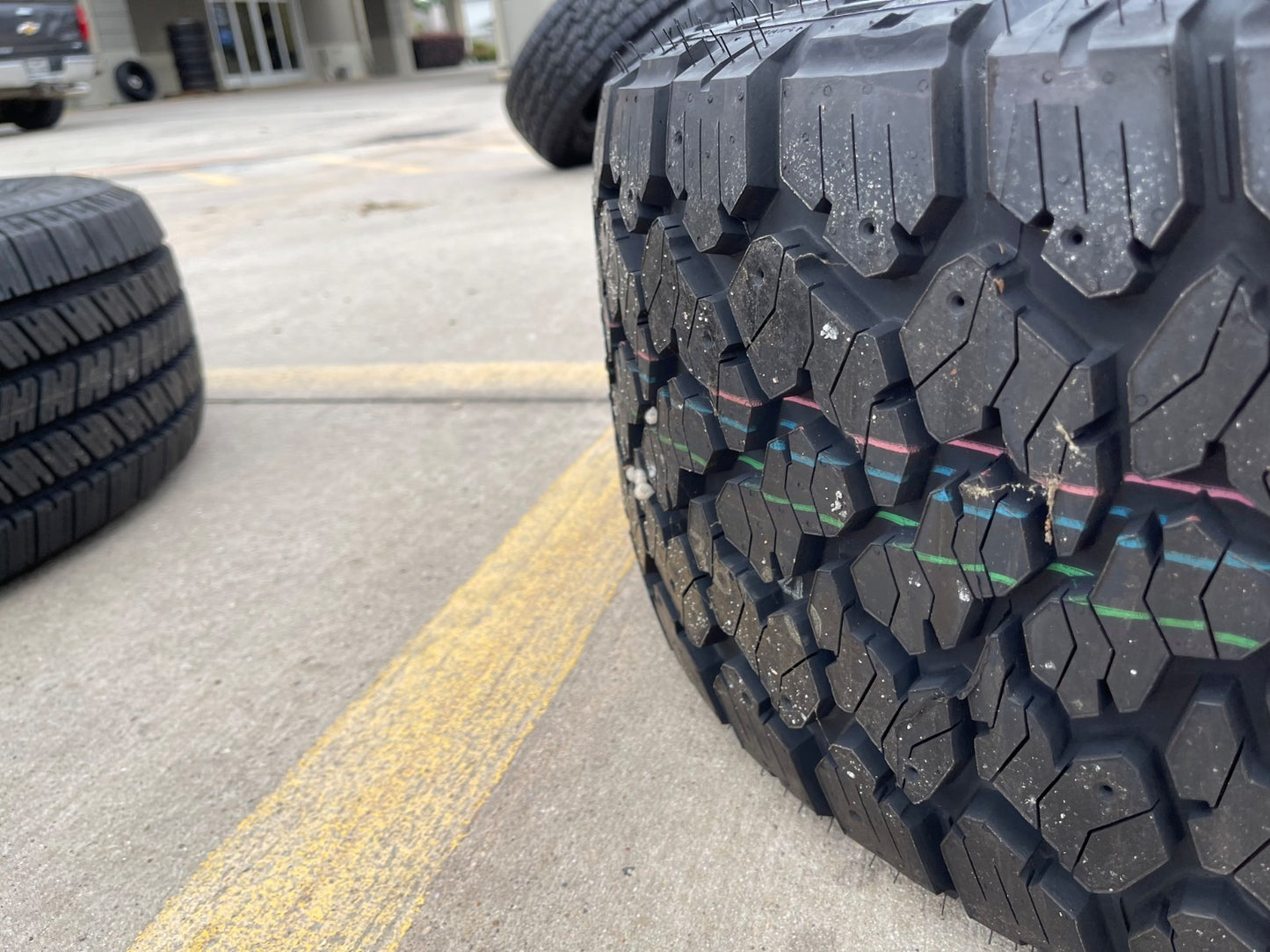 (1) 33x12.5x20 General Grabber A/TX tire 35x12.50R20 114S LT 10 PLY LRE M+S NEW
