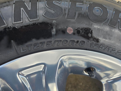 18" Ram 2500 3500 Laramie Power Wagon OEM wheels rims 2692 FIRESTONE H/T