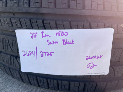 22" Dodge Ram 1500 OEM LIMITED Laramie wheels rims black 2725 2684 PIRELLI NEW