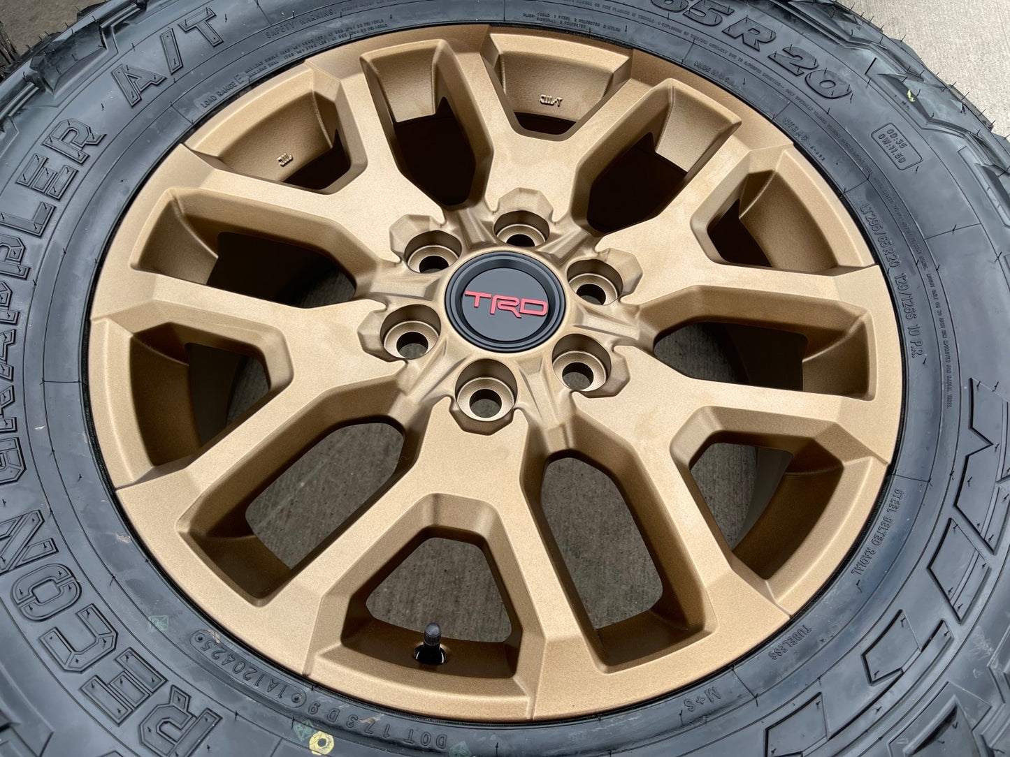 20" Toyota Tundra TSS TRD OEM rims 95359 75277 Sequoia bronze 2024 2025 2026 NEW