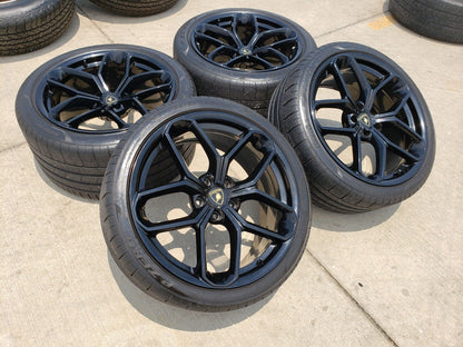 19" Lamborghini Huracan LP580 OEM wheels rims tires OE Kari 2020 2021 2022 2023