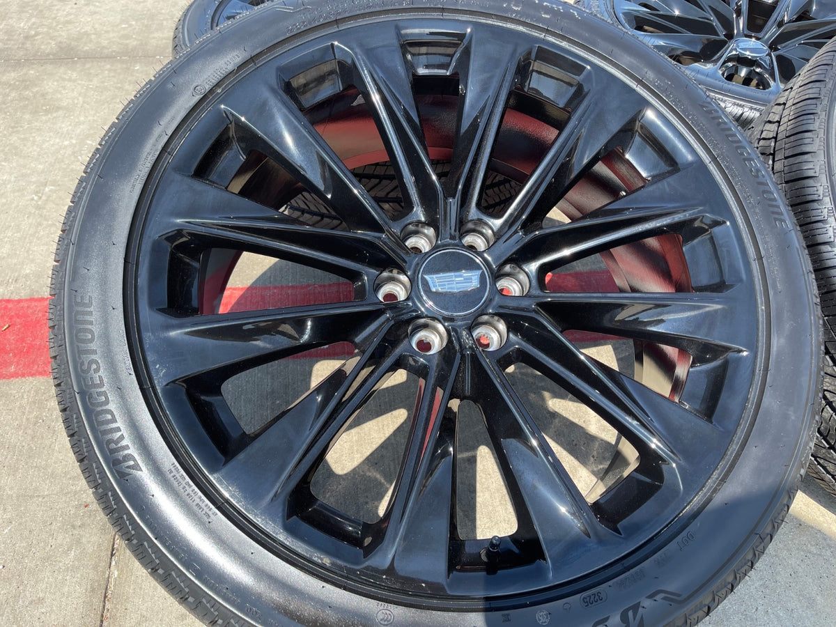 24" Cadillac Escalade V OEM ONYX wheels rims 2023 2024 2025 2026 2027 NEW