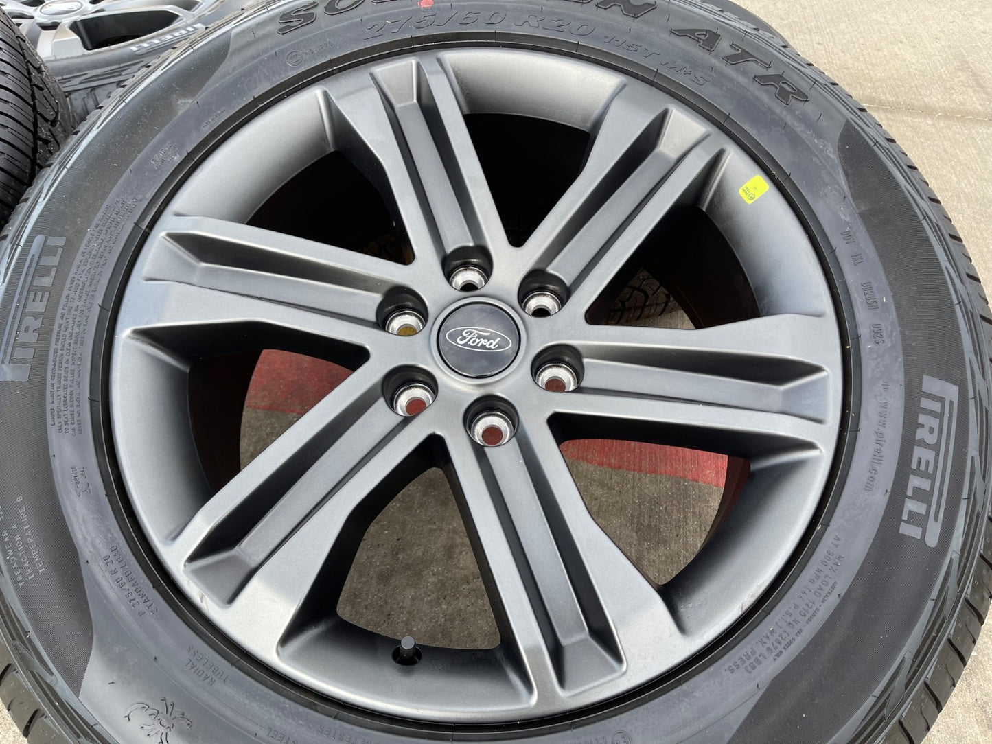 20" Ford F-150 FX-4 PLATINUM OEM rims wheels 10344 Expedition PIRELLI A/TR NEW