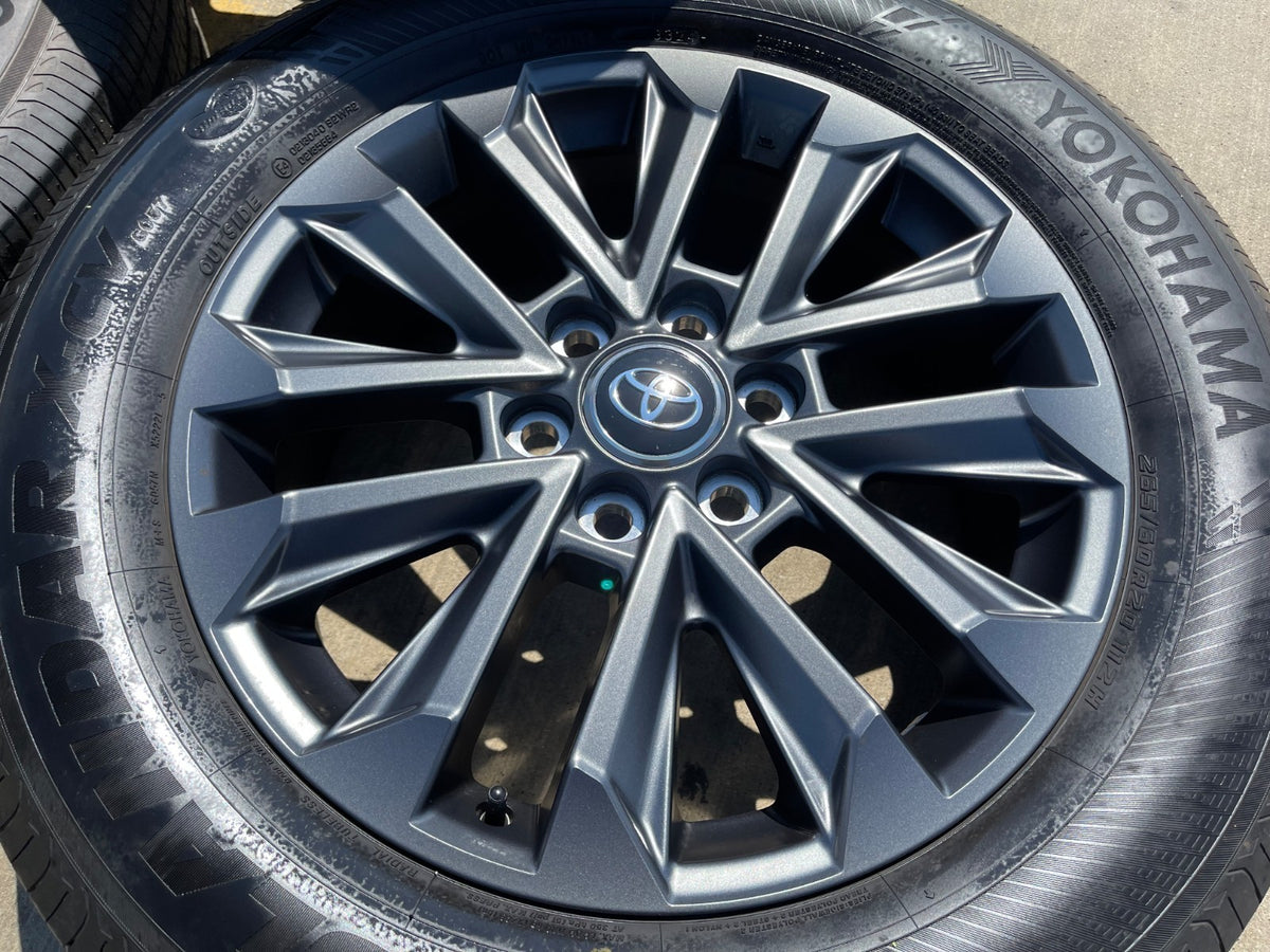 (5) 20" Toyota Land Cruiser OEM wheels rims 94057 Tundra Sequoia SET NEW