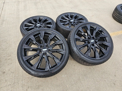 19" Cadillac CT4 OEM Black wheels rims 5x115 4864 4863 2020 2021 2022 2023 2024
