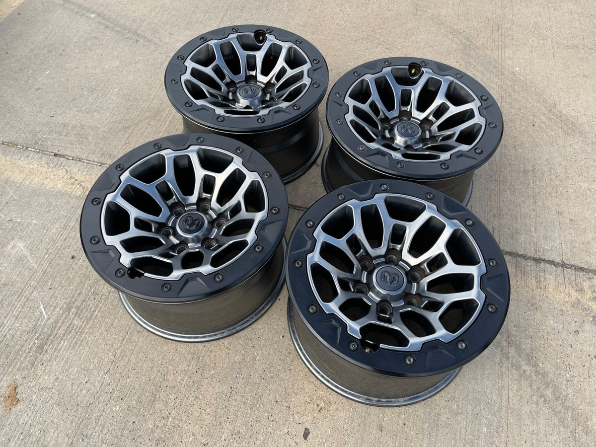 18" Dodge Ram 1500 TRX Beadlock OEM 2735 RHO wheels rims SET 2025 2026 2027 NEW