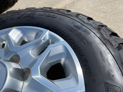 18" Chevy Silverado 2500 3500 OEM 5959 wheels rims tires SET BFG KO3 A/T