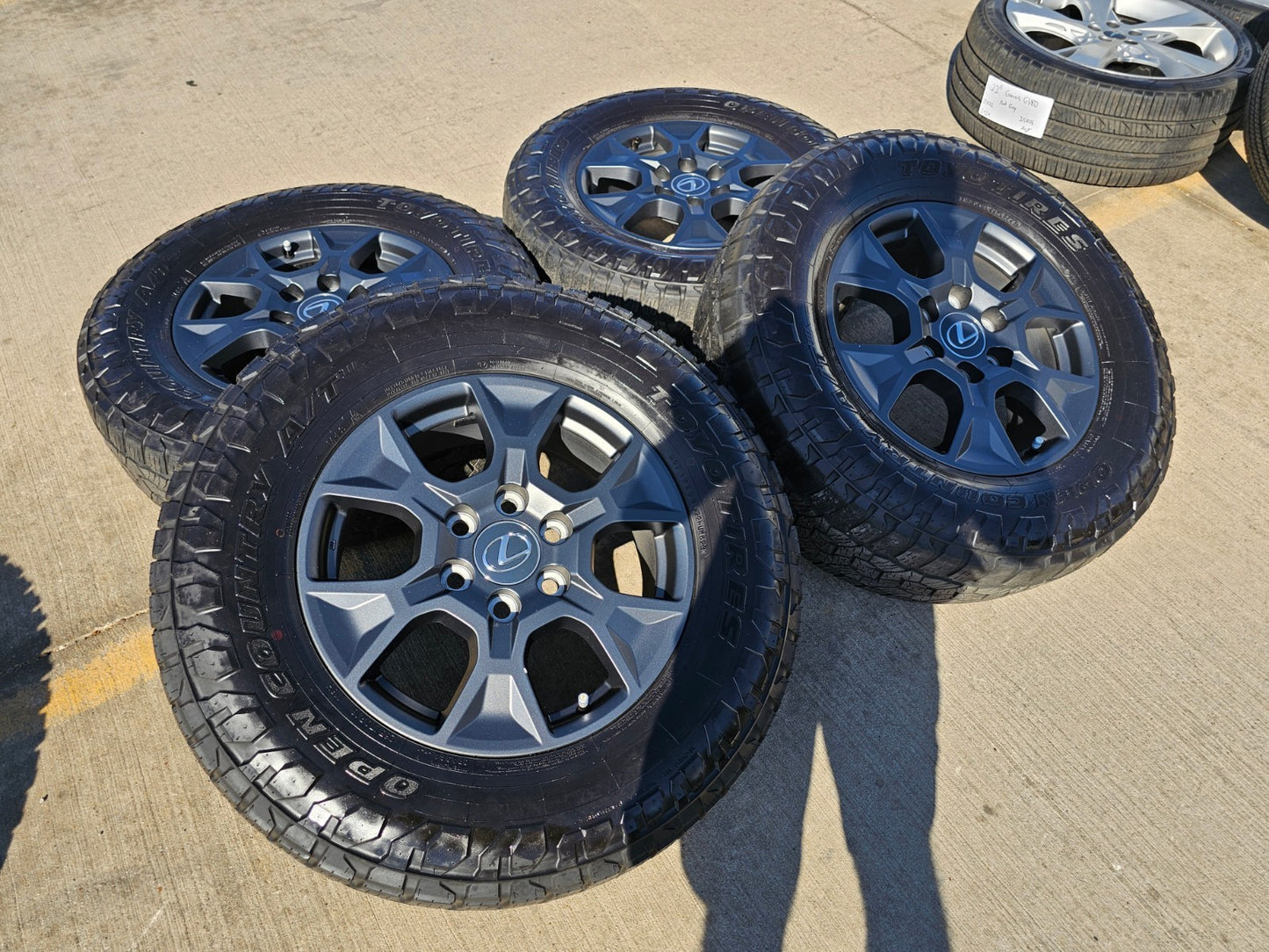 18" Lexus GX550 OEM wheels rims Toyota Land Cruiser Tundra Sequoia TOYO A/T3