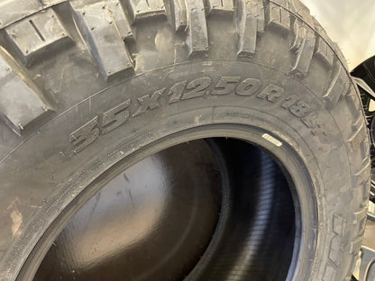 (1) 35x12.5x18 Nitto Ridge Grappler R/T tire 128Q F 12 PLY NEW