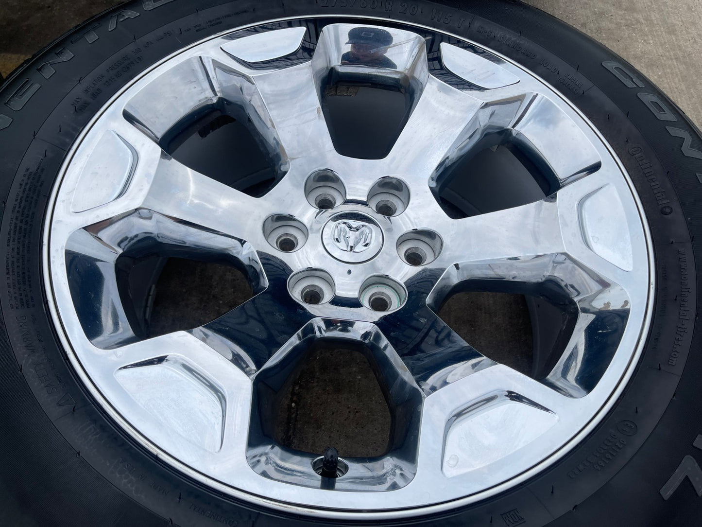 20" Dodge Ram 1500 OEM Laramie CHROME 2680 wheels rims 2022 2023 2024 2025 2026