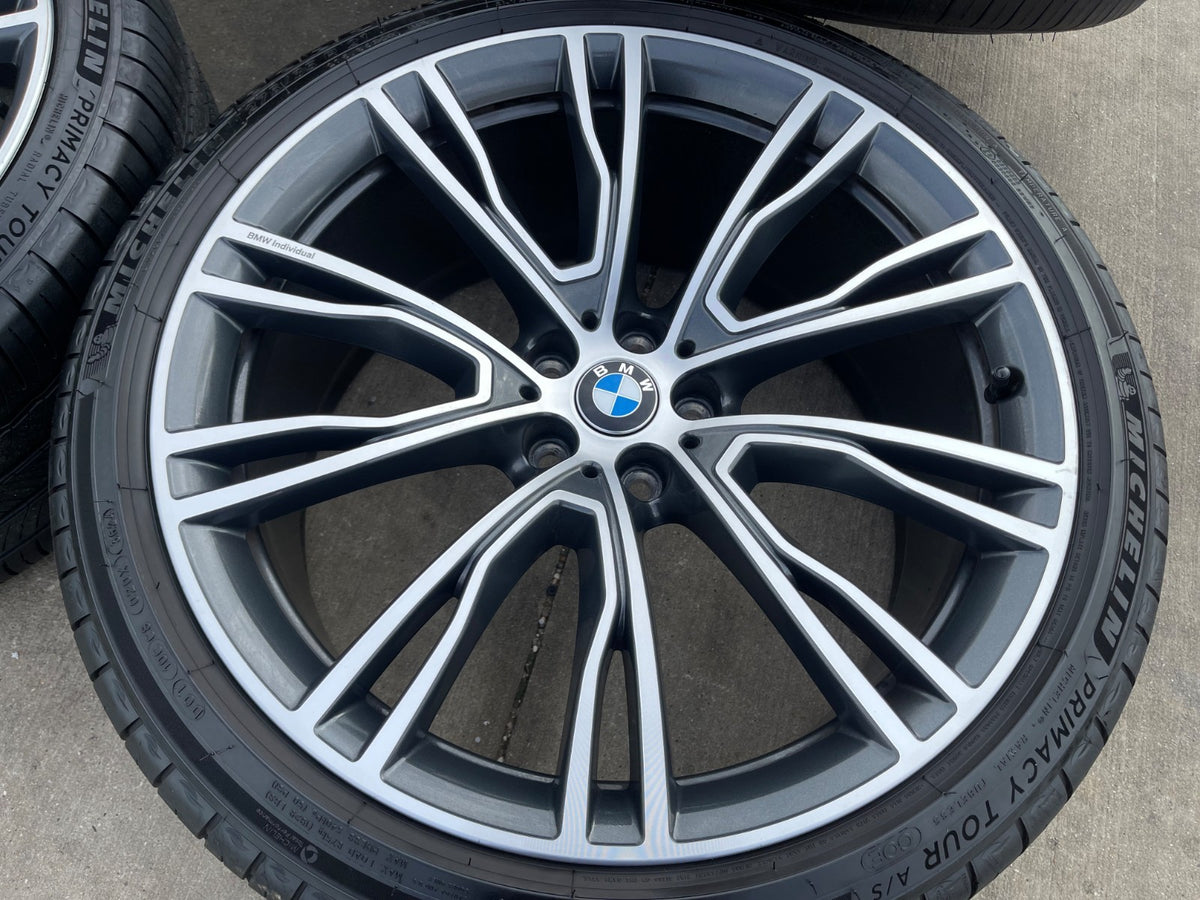21" BMW X3 X4 OEM 86365 86368 Series Style 7261 wheels rims X3M X4M MICHELIN