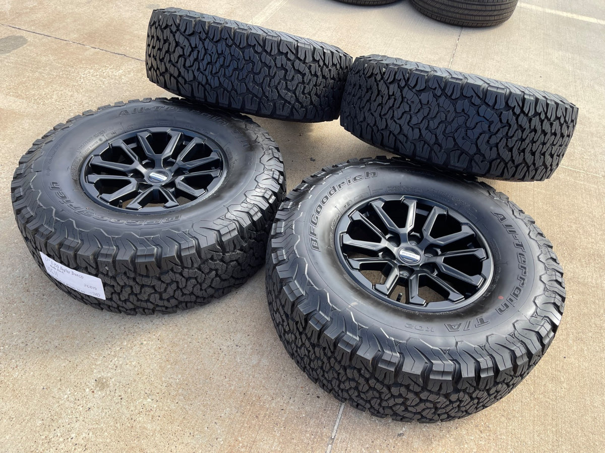 17" Ford F-150 Raptor OEM 10611 rims wheels Bronco 2026 2027 BFG 35" NEW SET