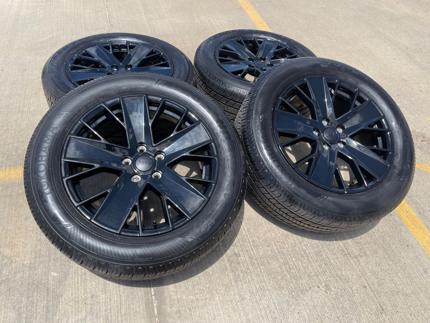 20" Jeep Grand Cherokee L OEM wheels rims Durango SET 2024 2025 2026 2027 NEW