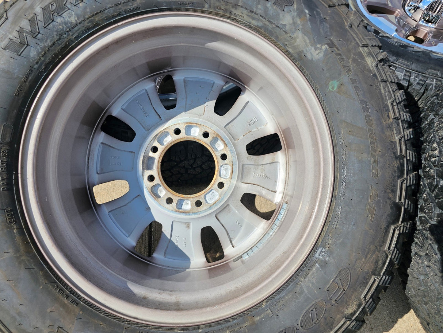 20" Ford F-250 F-350 OEM 10487 LIMITED KING RANCH tan wheels rims GOODYEAR