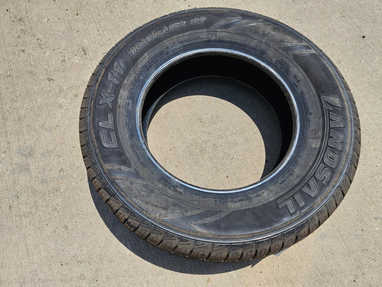 (1) 245/70/17 Landsail Roadblazer CLX-II 2 tire 245/70R17 110H NEW