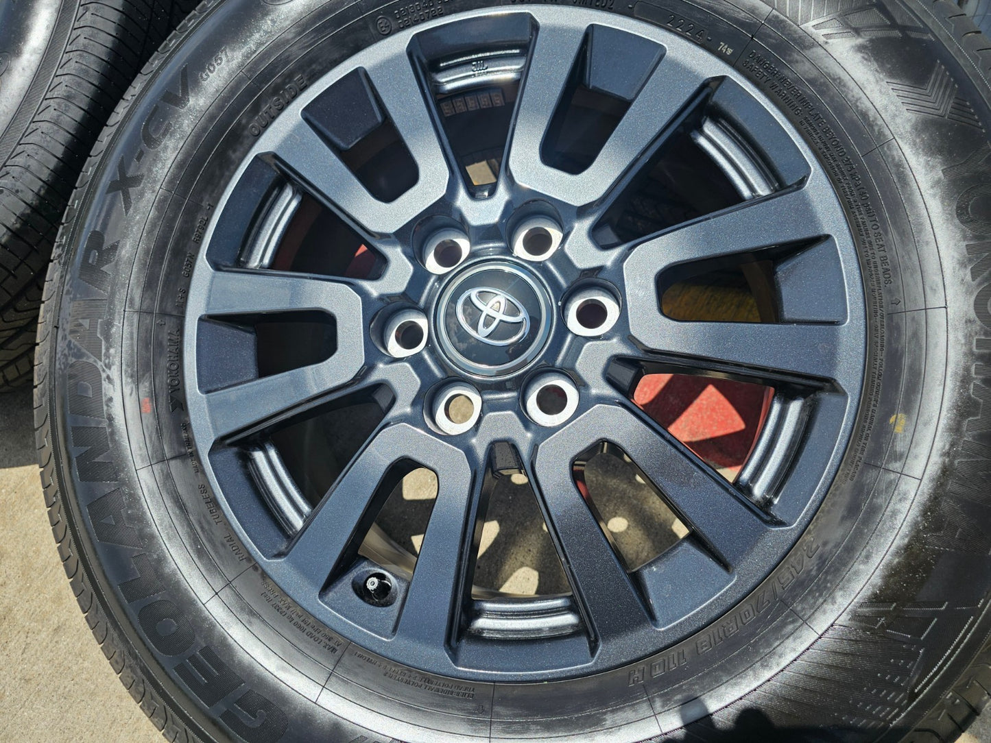 18" Land Cruiser Tundra Sequoia 4Runner GX550 OEM wheels rims 2024 2025 NEW