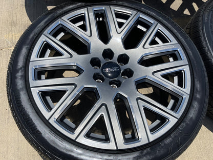 24" GMC Yukon Sierra DENALI OEM wheels rims SET 2025 2026 2027 DISCOUNTED