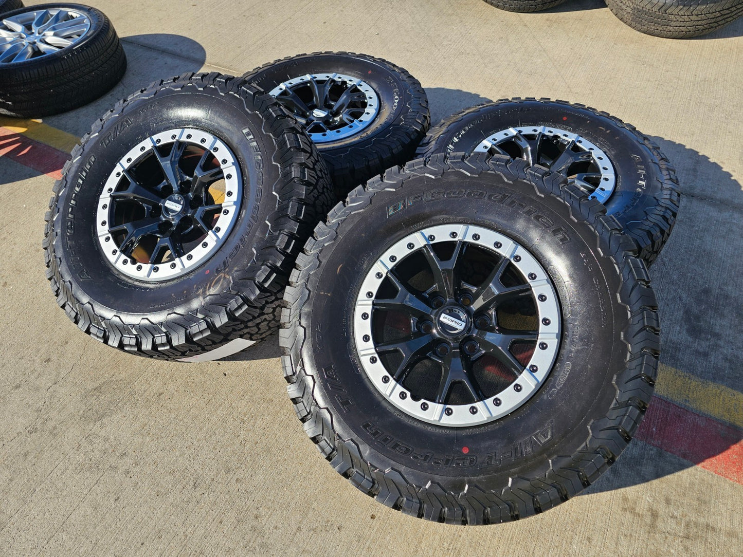 17" Ford F-150 Raptor R OEM Replica BEADLOCK 10460 rims wheels 35" tires BFG NEW