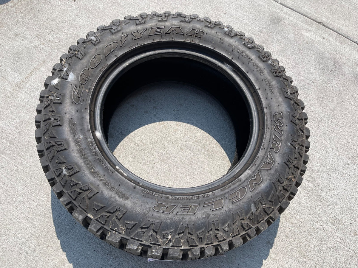 (1) 275/65/18 Goodyear Wrangler Ultra Terrain A/T tire 275/65R18 LT 10 ply LRE