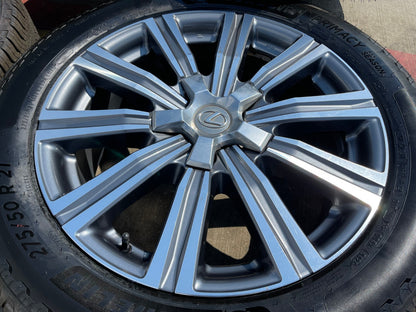 21" Lexus LX570 Toyota Land Cruiser OEM 74341 wheels rims 5x150 MICHELIN NEW