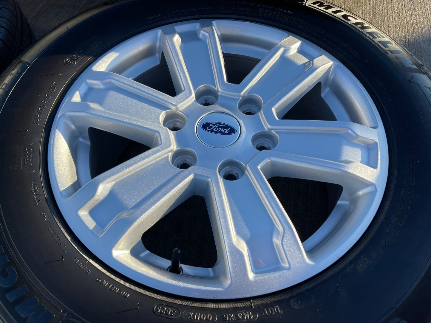 17" Ford Ranger Bronco wheels rims OEM 10587 tires 2024 2025 2026 MICHELIN NEW