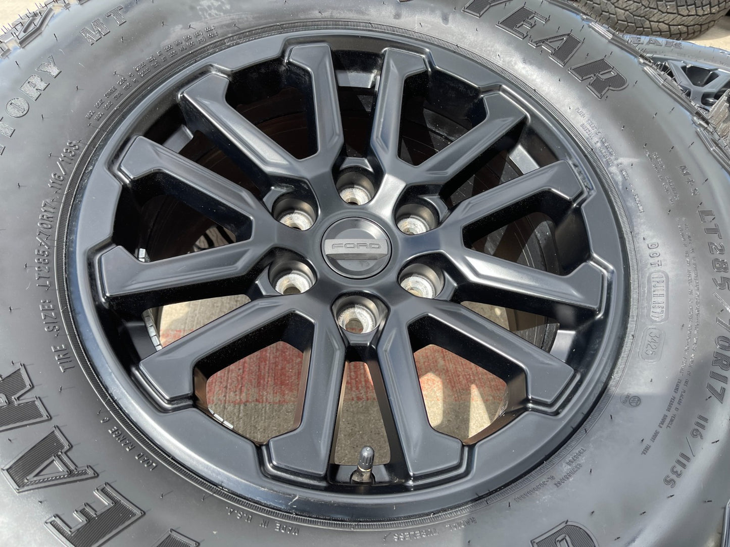 17" Ford F-150 Raptor OEM 10611 rims wheels Bronco 2025 2026 NEW GOODYEAR 33"