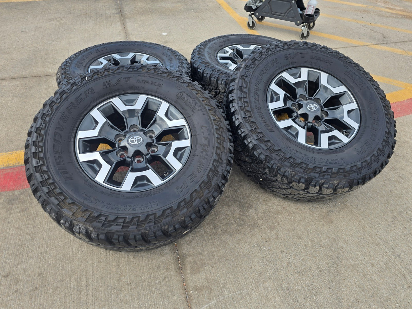 16" Toyota Tacoma TRD wheels rims 75189 OEM 4Runner tires COOPER S/T MAXX