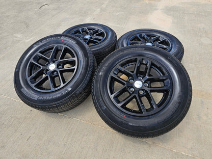18" Jeep Grand Cherokee L OEM wheels rims 9286 Durango 2025 2026 MICHELIN NEW