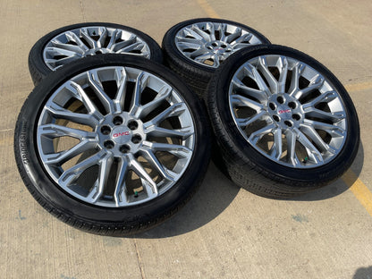 24" GMC Yukon Sierra Denali Chevy Tahoe SET OEM 10067 wheels rims 2026 2027 SET