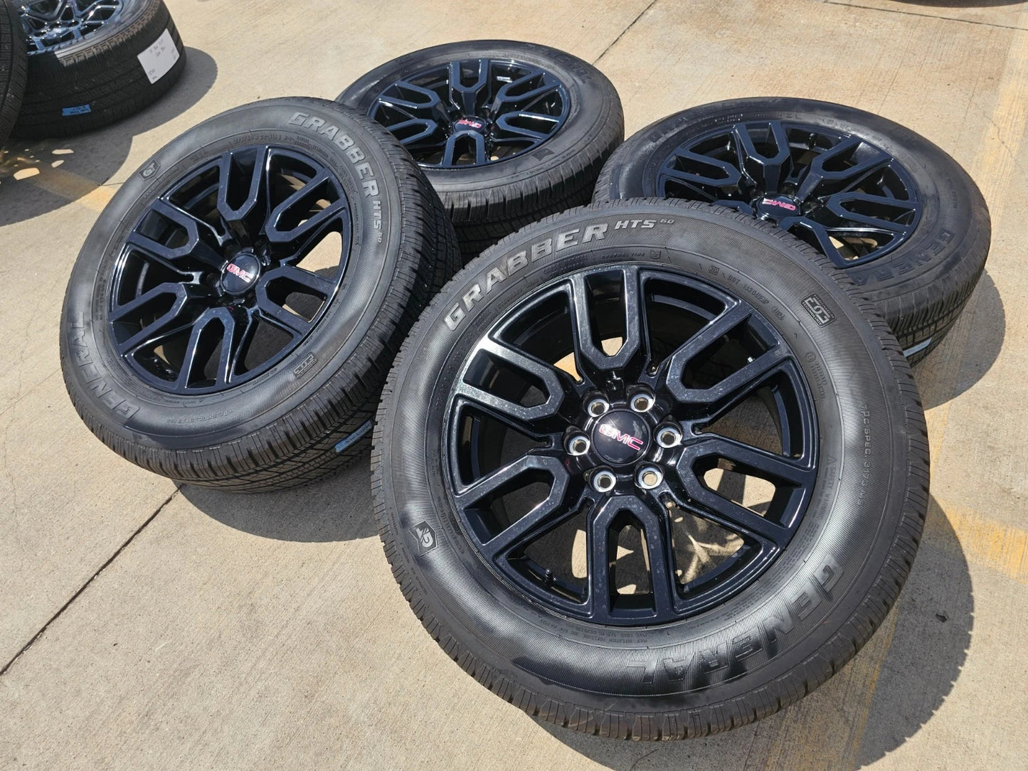 20" GMC Sierra Yukon Chevy OEM black 5914 5918 wheels rims 2023 2024 2025 2026
