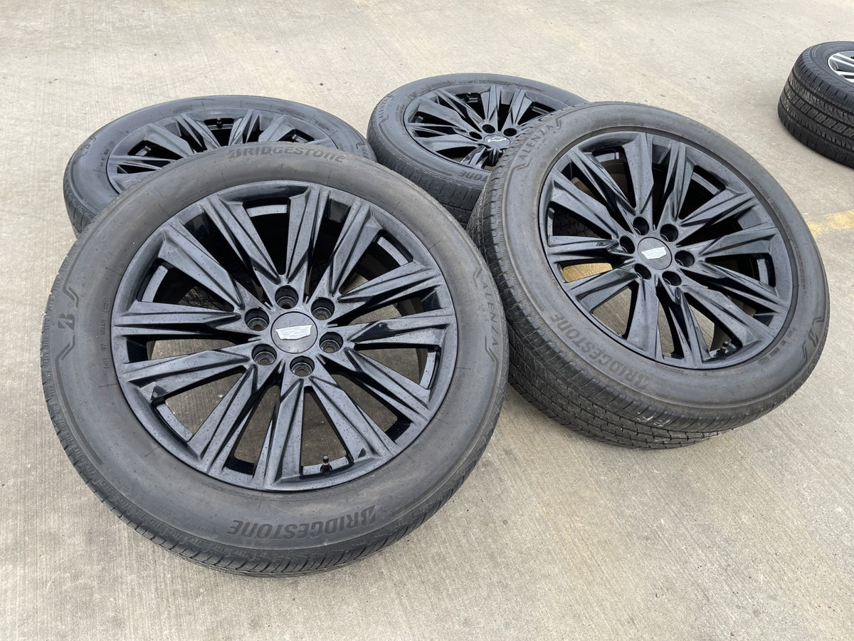 22" Cadillac Escalade OEM wheels rims 95028 4869 GMC Sierra BRIDGESTONE SET