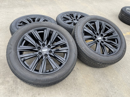 22" Cadillac Escalade OEM wheels rims 95028 4869 GMC Sierra BRIDGESTONE SET