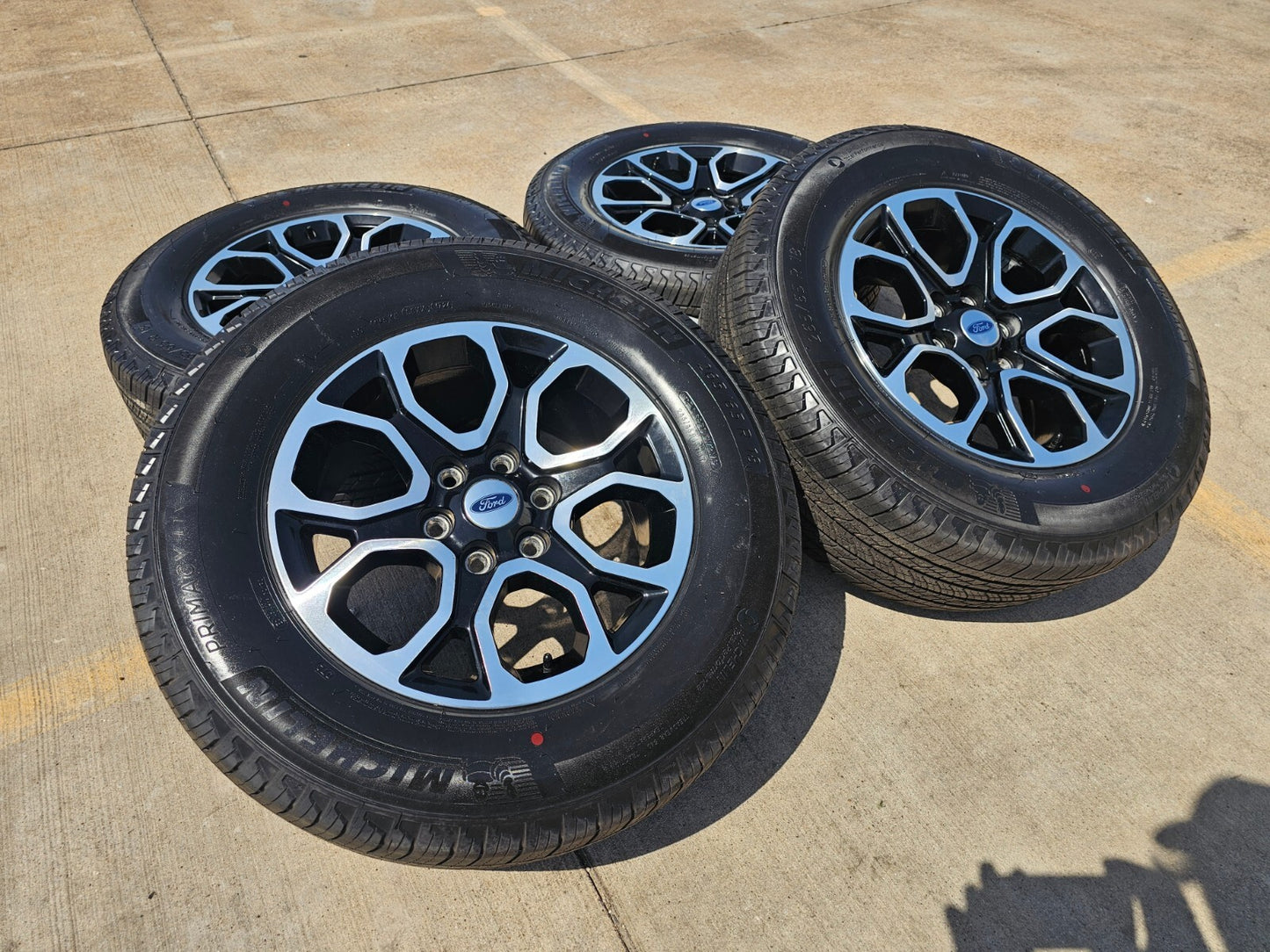 18" Ford F-150 OEM rims wheels 10438 Expedition 2022 2023 2024 2025 NEW MICHELIN