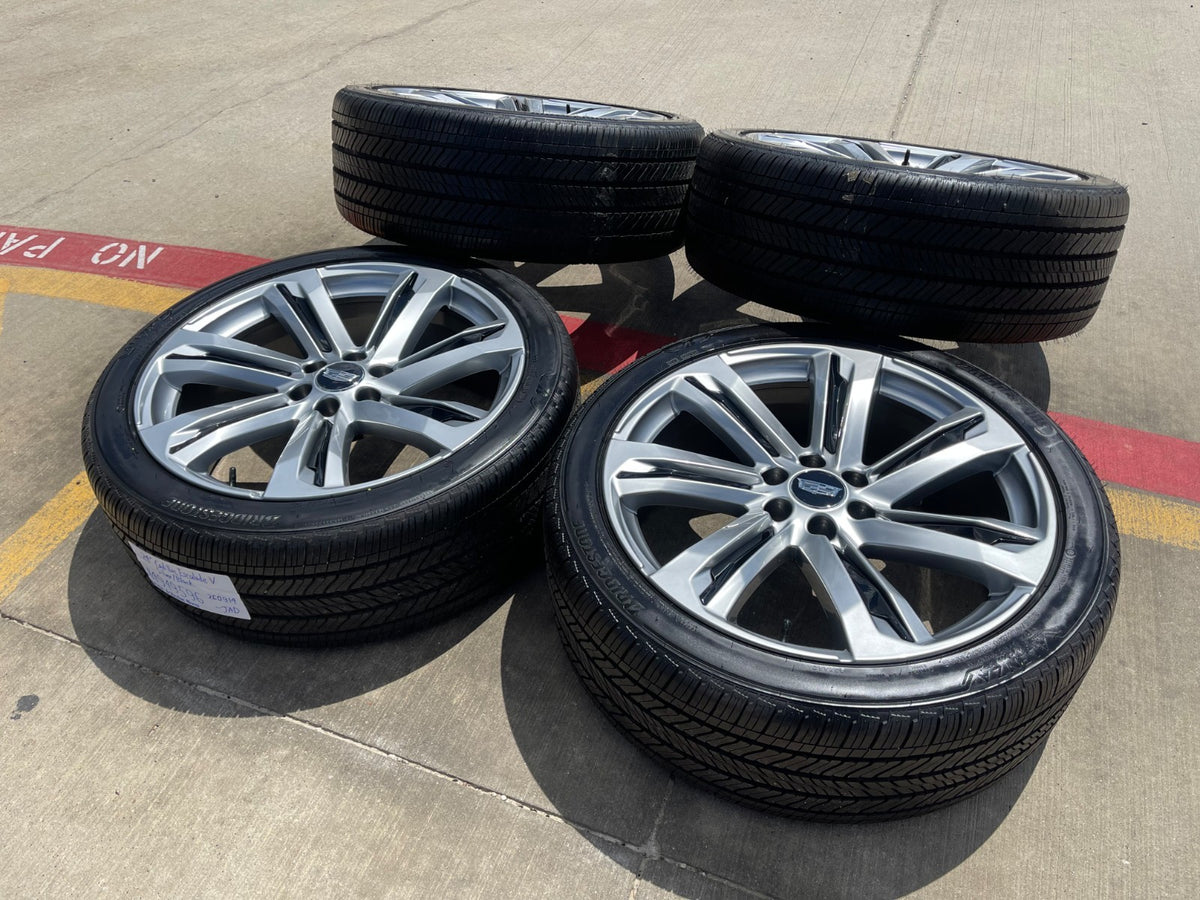 24" Cadillac Escalade V OEM PLATINUM wheels rims SET 2024 2025 2026 2027 NEW