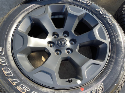 20" Dodge Ram 1500 OEM Laramie Black 2680 wheels rims tires 2024 2025 2026 NEW